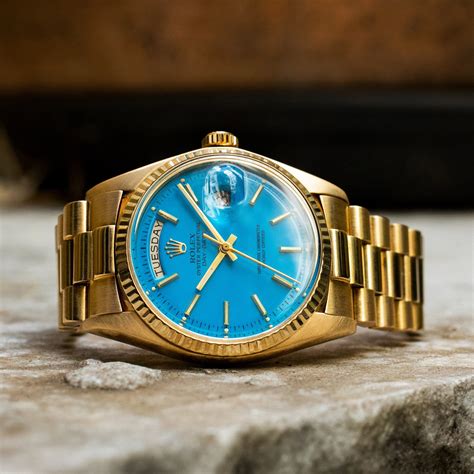 rolex stella day date|rolex gold dial.